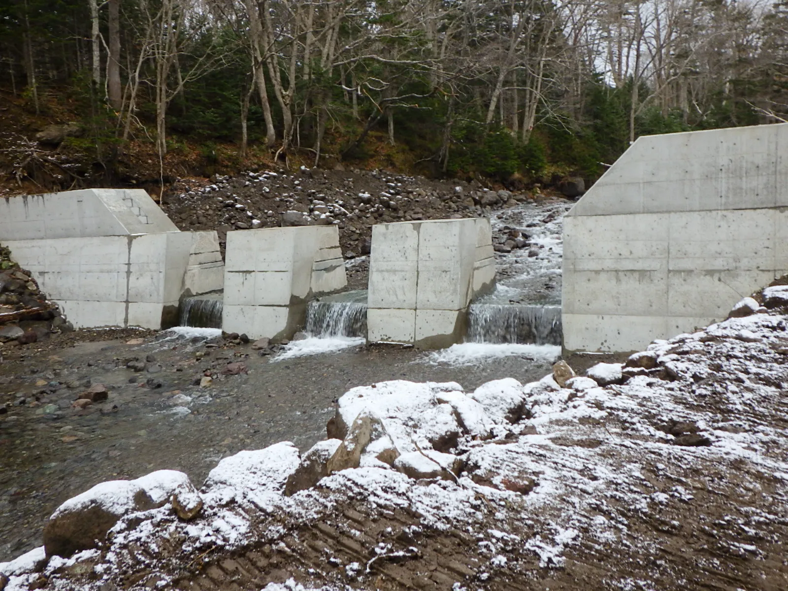 イワウベツ川工区 完成